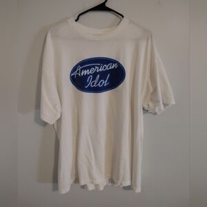 𝅺nwot American Idol Season 2 Finale T Shirt Size XL Color White Made 2003